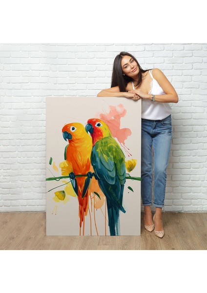 Daldaki Renkli Pağanlar TABLO-7566 fiyatları