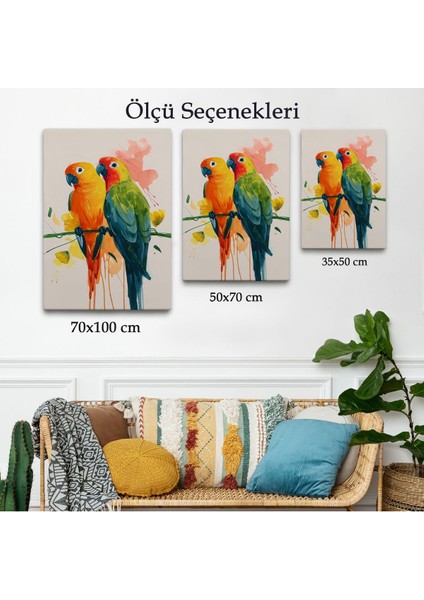 Daldaki Renkli Pağanlar TABLO-7566 modelleri