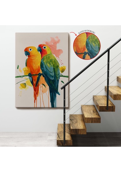 Daldaki Renkli Pağanlar TABLO-7566 fırsatları