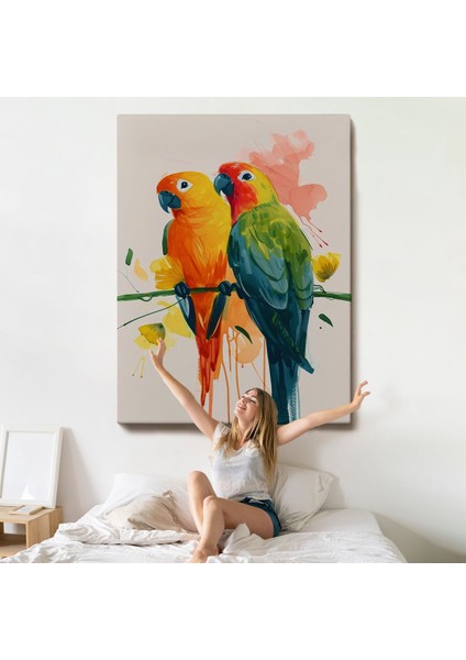 Daldaki Renkli Pağanlar TABLO-7566 indirimleri