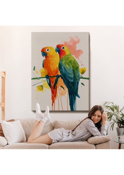 Daldaki Renkli Pağanlar TABLO-7566