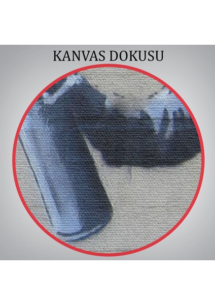 Banksy Graffiti Yapan Robot Kanvas TABLO-4966