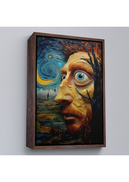 Çerçeveli Vincent Van Gogh Tarzı Portre TABLOSU-7817 fiyatları