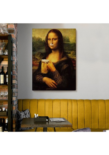 Mona Lisa Kanvas Tablo, Olağandışı Mona Lisa Kanvas TABLO-5219