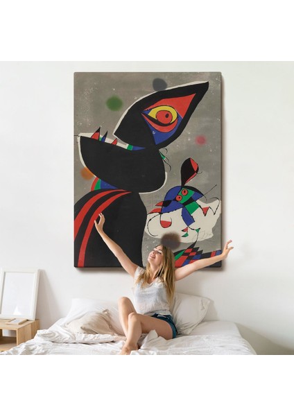 Joan Miro - Gaudi TABLO-7307 indirimleri