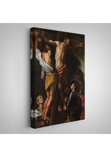 Caravaggio - Aziz Andrew'un Çarmıha Gerilmesi Tablo - The Crucifixion Of Saint ANDREW-7424