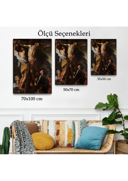 Caravaggio - Aziz Andrew'un Çarmıha Gerilmesi Tablo - The Crucifixion Of Saint ANDREW-7424 modelleri