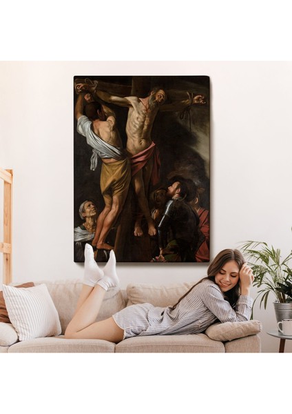Caravaggio - Aziz Andrew'un Çarmıha Gerilmesi Tablo - The Crucifixion Of Saint ANDREW-7424