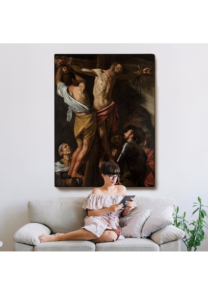 Caravaggio - Aziz Andrew'un Çarmıha Gerilmesi Tablo - The Crucifixion Of Saint ANDREW-7424