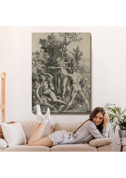 Albrecht Dürer - Herkül Yol Ayrımında Tablo - Hercules At The CROSSROADS-7326