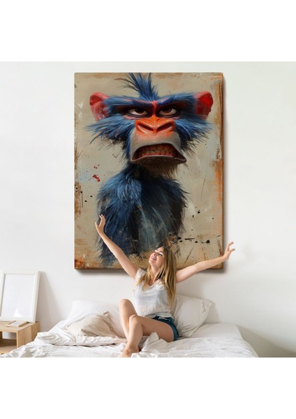 Sinirli Maymun TABLOSU-7905 indirimleri