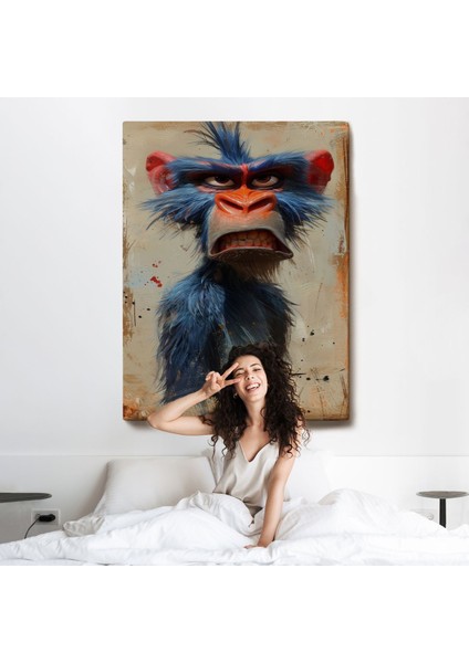 Sinirli Maymun TABLOSU-7905