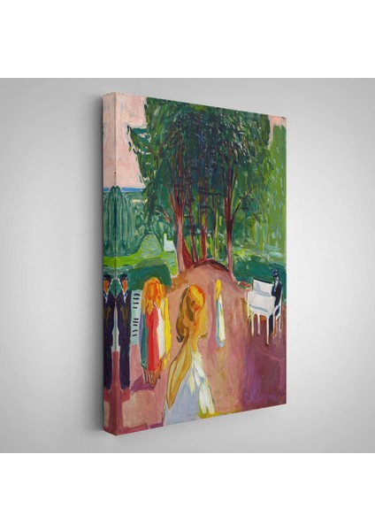 Edvard Munch - Parkta Flört TABLOSU-7303