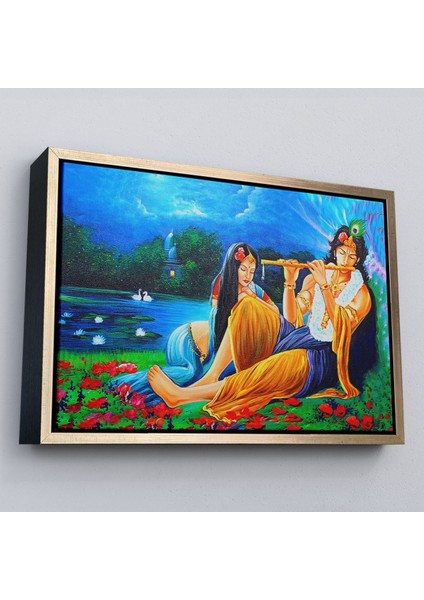 Çerçeveli Hindistanlı Aşıklar Dekoratif Duvar TABLOSU-3472 fiyatları