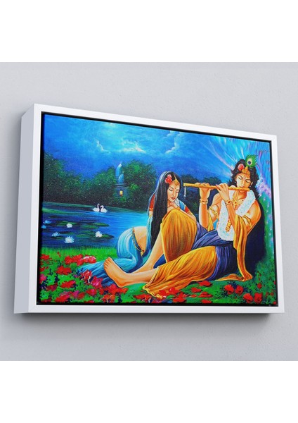 Çerçeveli Hindistanlı Aşıklar Dekoratif Duvar TABLOSU-3472 fırsatları