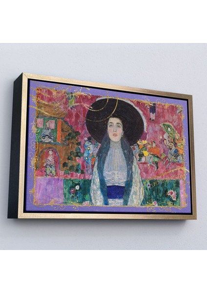 Çerçeveli Gustav Klimt - Adele Bloch TABLO-7086 modelleri