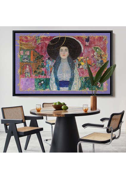 Çerçeveli Gustav Klimt - Adele Bloch TABLO-7086