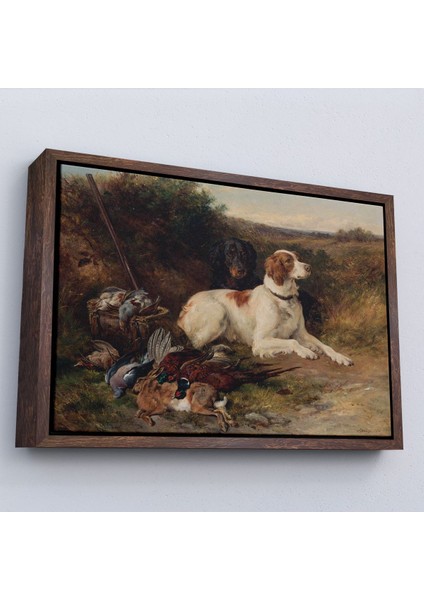 Çerçeveli Av Köpekleri TABLOSU-7019