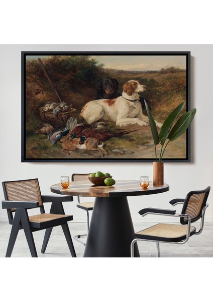 Çerçeveli Av Köpekleri TABLOSU-7019