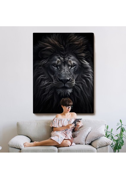 Yaralı Aslan TABLOSU-7912