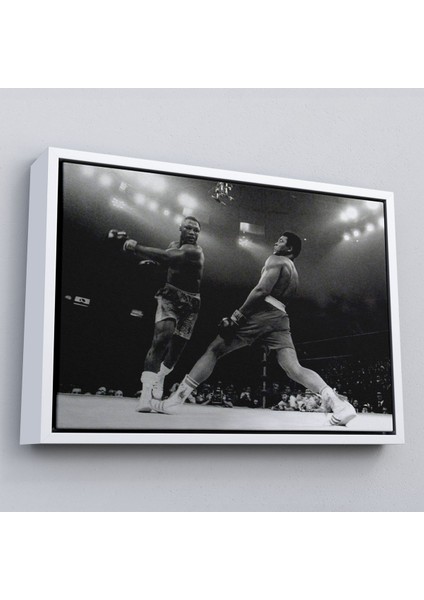 Çerçeveli Muhammed Ali-Joe Frazier Tablosu, Spor Salonu Motivasyon TABLOSU-5089 fırsatları