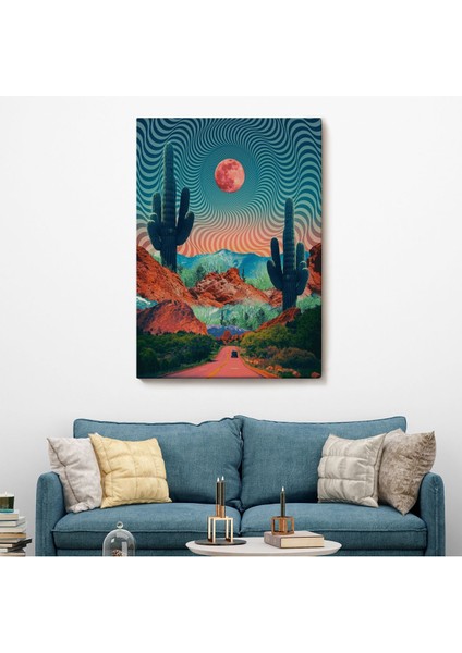 Amerika Kolarado Yol Manzarası Duvar TABLOSU-6021 fiyatları