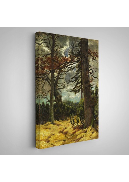 Franz Marc - Ilkbaharda Meşe Ağaçları TABLO-7287