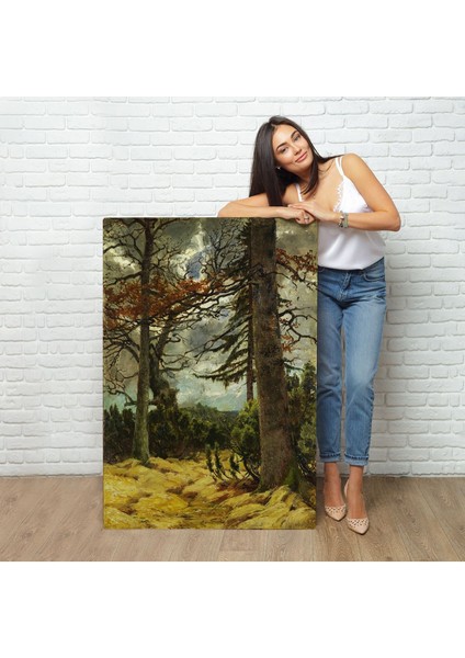 Franz Marc - Ilkbaharda Meşe Ağaçları TABLO-7287 fiyatları