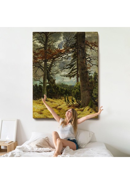 Franz Marc - Ilkbaharda Meşe Ağaçları TABLO-7287 indirimleri