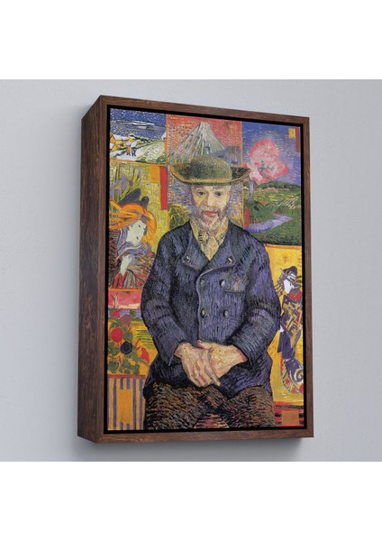 Çerçeveli Vincent Van Gogh - Père Tanguy’un Portresi TABLO-7459 fiyatları