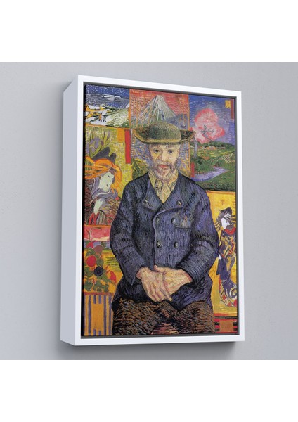 Çerçeveli Vincent Van Gogh - Père Tanguy’un Portresi TABLO-7459 fırsatları