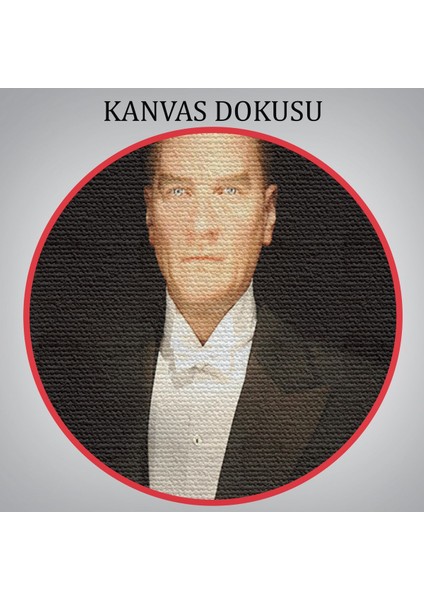 Beni Görmek Demek, Mutlaka Yüzümü Görmek Demek Değilidir Yazılı Atatürk TABLOSU-5075