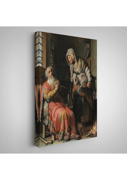 Rembrandt - Tobit ve Anna Çocuk Ile Birlikte TABLO-7439