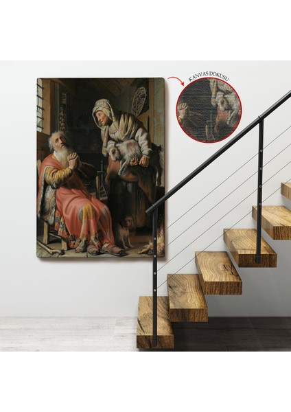 Rembrandt - Tobit ve Anna Çocuk Ile Birlikte TABLO-7439 fırsatları