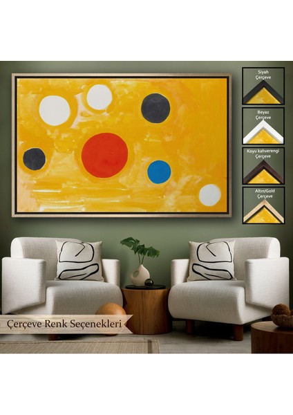 Çerçeveli Alexander Calder - Kozmik Tic Tac Toe TABLO-7107