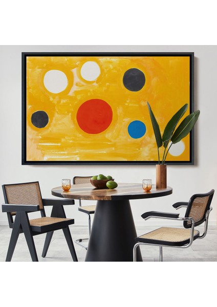 Çerçeveli Alexander Calder - Kozmik Tic Tac Toe TABLO-7107