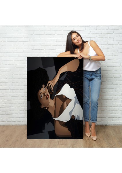 Afrikalı Güzel Kadın TABLOSU-7502 fiyatları