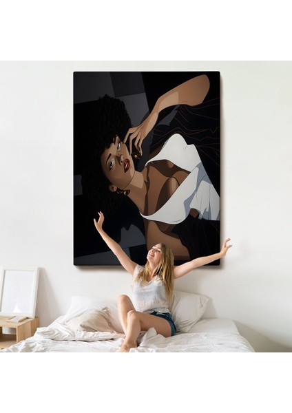 Afrikalı Güzel Kadın TABLOSU-7502 indirimleri