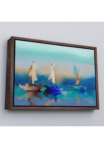 Çerçeveli Soyut Modern Sanat Yağlıboya Görünüm Dekoratif Kanvas Duvar TABLOSU-3589 fiyatları