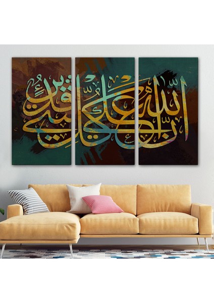 Allahın Herseye Gücü Yeter, Yazılı Dekoratif Kanvas TABLO-3342