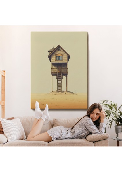 Hiçliğin Ortasındaki Nöbet Kulesi TABLO-7540