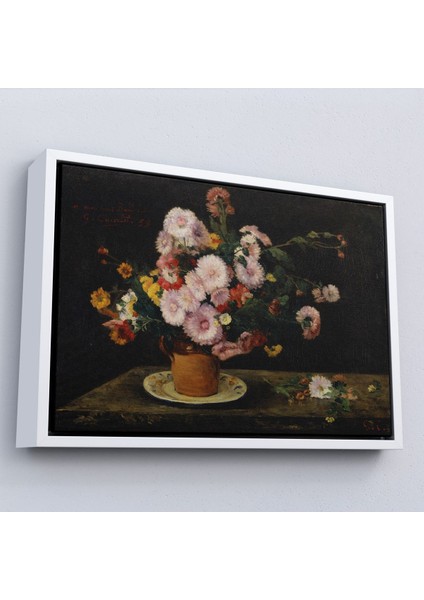 Çerçeveli Aster Buketi, 1859, Gustave Courbet TABLO-7059