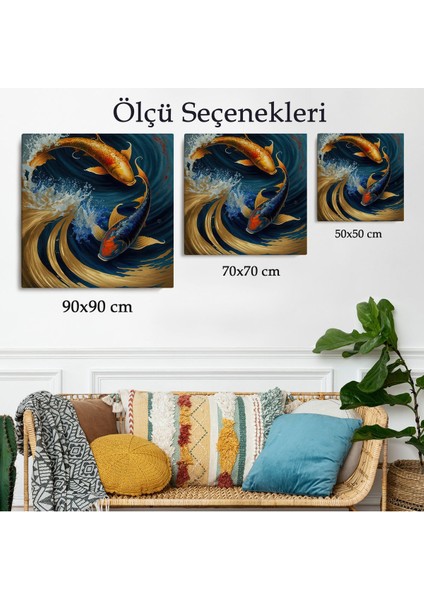 Koi Balığı TABLOSU-8346 modelleri