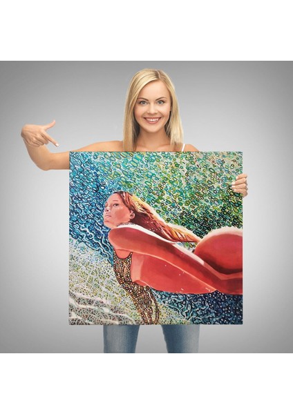 Sualtında Yüzen Kadın TABLOSU-5873 modelleri