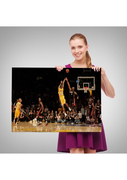 Kobe Bryant Los Angeles Lakers Kanvas Tablo / Black MAMBA-5157 fırsatları