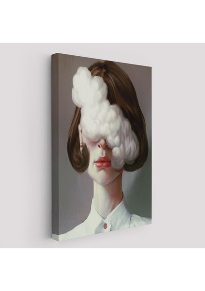 Modern Gerçeküstü Kadın Sanatı Kanvas Tablo, Pop Art Kanvastablo SANATI-5212