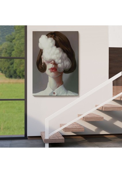 Modern Gerçeküstü Kadın Sanatı Kanvas Tablo, Pop Art Kanvastablo SANATI-5212 fırsatları