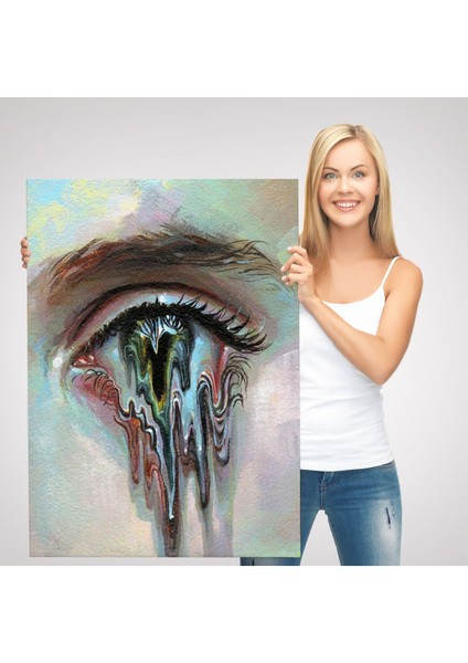 Gözü Akan Kadın Dekoratif TABLO-6333 modelleri