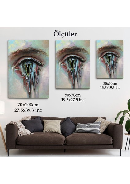 Gözü Akan Kadın Dekoratif TABLO-6333 indirimleri