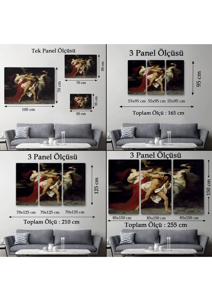 Orestes'in Pişmanlığı Veya Öfkelilerin Peşinde - William-Adolphe BOUGUEREAU-6555